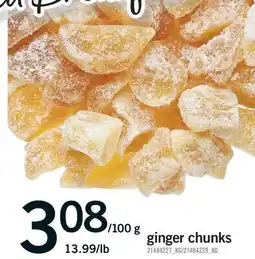 Fortinos GINGER CHUNKS offer