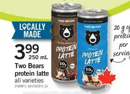 Fortinos TWO BEARS PROTEIN LATTE offer