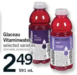 Fortinos GLACEAU VITAMINWATER offer