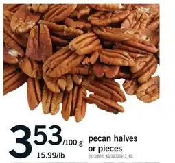 Fortinos PECAN HALVES OR PIECES offer