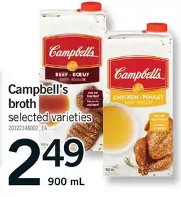 Fortinos CAMPBELL'S BROTH offer