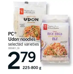Fortinos PC UDON NOODLES offer