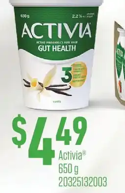 Fortinos ACTIVIA offer