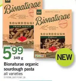 Fortinos BIONATURAE ORGANIC SOURDOUGH PASTA offer