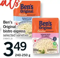 Fortinos BEN'S ORIGINAL BISTRO EXPRESS offer
