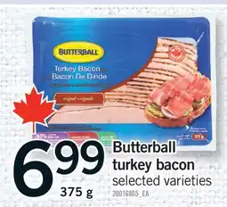 Fortinos BUTTERBALL TURKEY BACON offer