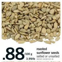 Fortinos ROASTED SUNFLOWER SEEDS offer