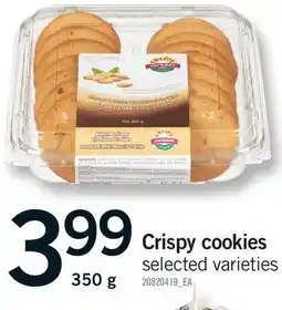 Fortinos CRISPY COOKIES offer