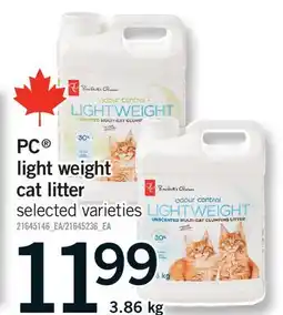 Fortinos PC LIGHT WEIGHT CAT LITTER offer