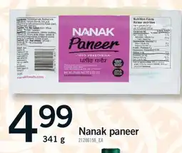 Fortinos NANAK PANEER offer