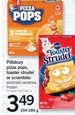 Fortinos PILLSBURY PIZZA POPS TOASTER STRUDEL OR SCRAMBLES offer