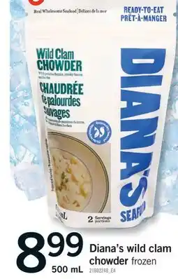 Fortinos DIANA'S WILD CLAM CHOWDER offer