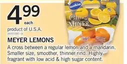 Fortinos MEYER LEMONS offer