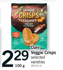 Fortinos DARE VEGGIE CRISPS offer