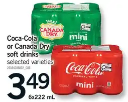 Fortinos COCA-COCA-COLA OR CANADA DRY SOFT DRINKS offer