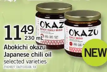 Fortinos ABOKICHI OKAZU JAPANESE CHILI OIL offer