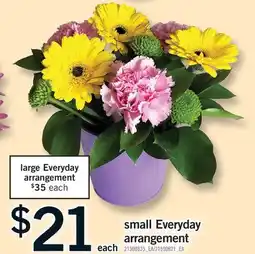 Fortinos SMALL EVERYDAY ARRANGEMENT offer