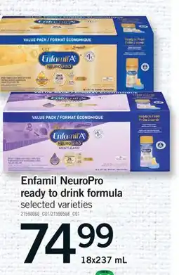 Fortinos ENFAMIL NEUROPRO READY TO DRINK FORMULA offer