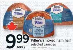 Fortinos PILLER'S SMOKED HAM HALF offer