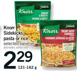 Fortinos KNORR SIDEKICKS PASTA OR RICE offer