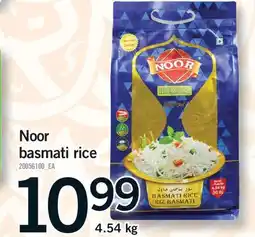 Fortinos NOOR BASMATI RICE offer