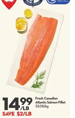 Longo's Fresh Canadian Atlantic Salmon Fillet offer