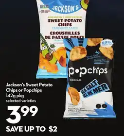 Longo's Sweet Potato Chips or Popchips offer