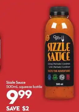Longo's Sizzle Sauce offer