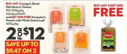 Longo's Sliced Deli Meat or Cheese offer