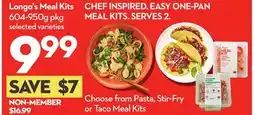 Longo's Meal Kits offer