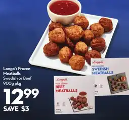 Longo's Frozen Meatballs offer