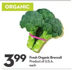 Longo's Fresh Organic Broccoli offer