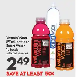 Longo's Water 591mL bottle or 1L bottle offer