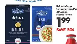 Longo's Soup Cuts or Artisan Pasta offer