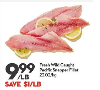 Longo's Fresh Wild Caught Pacific Snapper Fillet offer
