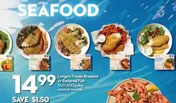 Longo's Frozen Breaded or Battered Fish offer