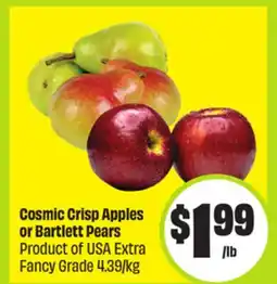 FreshCo Cosmic Crisp Apples or Barlett Pears Product of USA Extra Fancy Grade 4.39/kg offer