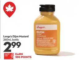 Longo's Dijon Mustard offer