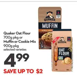 Longo's Oat Flour 700g pkg or Muffin or Cookie Mix 900g pkg offer