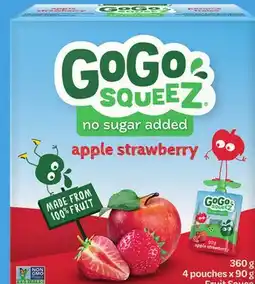 FreshCo Gogo squeeZ 4 pk 360 g offer