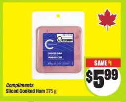 FreshCo Compliments Sliced Cooked ham offer