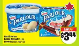 FreshCo Nestlé Parlour Frozen Dessert 1.5L or Novelties offer
