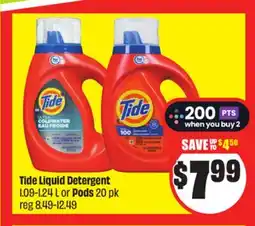 FreshCo Tide Liquid Detergent, 1.09-1.24 or Pods offer