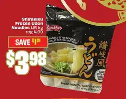 FreshCo Shirakiku Frozen Udon Noodles 1.15 kg - LNY offer