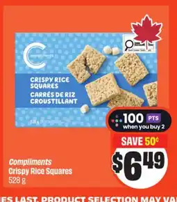 FreshCo Compliments Crispy Rice Squares offer