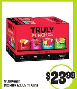 FreshCo Truly Punch Mix Pack 12x355 mL Cans offer