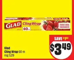 FreshCo Glad Cling Wrap 60 M offer