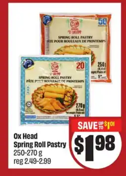 FreshCo Ox Head Spring Roll Pastry 250-270 g - LNY offer