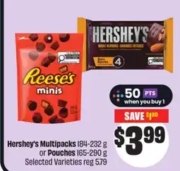 FreshCo Hershey's Multipacks 184-232 g or Pouches 165-290 g Selected Varieties offer