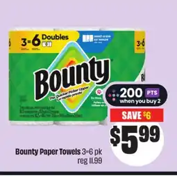 FreshCo Bounty Paper Towels 3= offer
